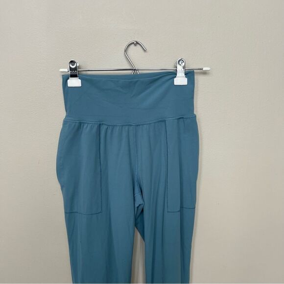 Athleta Salutation Jogger Pant in Powervita Light Blue Teal High Rise Size XS - Picture 4 of 15